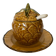 Pot à confiture Ananas en Barbotine Vintage