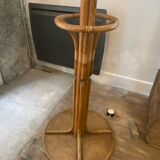 Porte manteau perroquet rotin
