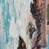 Oil on canvas sea