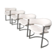 Set of 4 dining chairs by Vittorio Introini, Italy 1970s