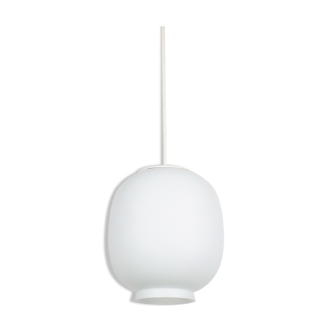 Vintage hanging lamp milk glass, 1950's