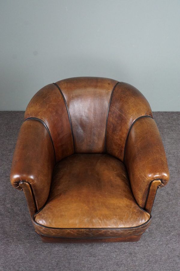 Club armchair in sheepskin
