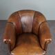 Fauteuil club en cuir de mouton