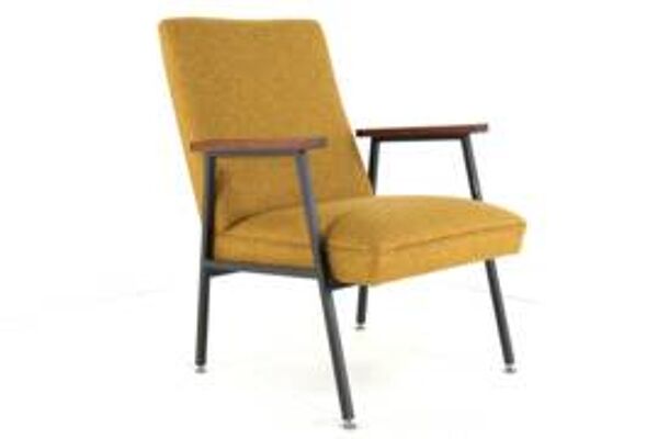Fauteuil Gispen 'Genie'   2 pièces en stock - nouvelle tapisserie