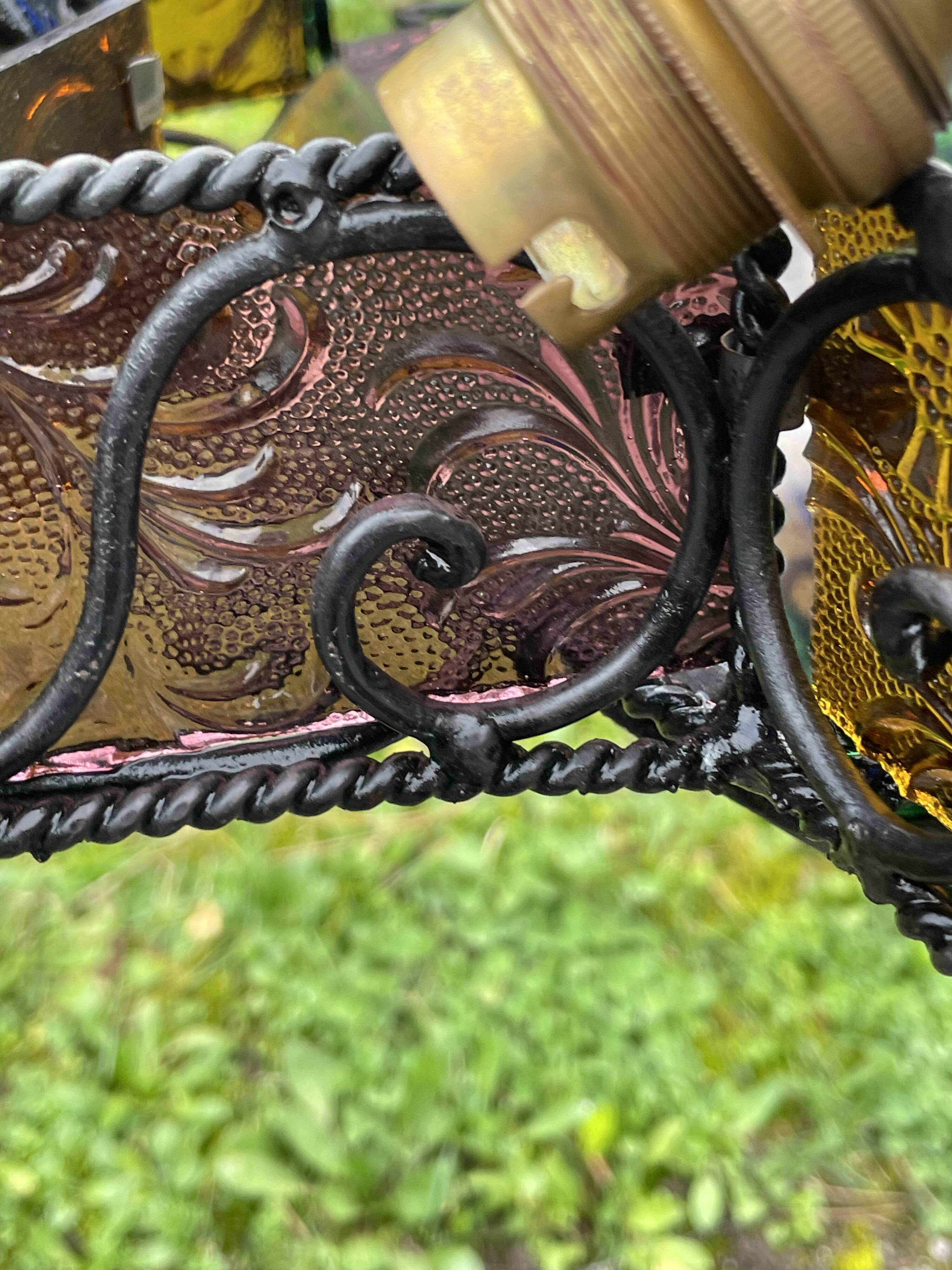 Oriental star chandelier from the 70s