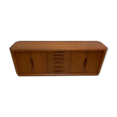 Commode en teck conçue par Johannes Andersen pour Uldum Møbelfabrik - Danemark, des années 1960