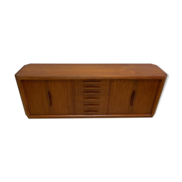 Teak chest of drawers designed by Johannes Andersen for Uldum Møbelfabrik - Denmark, 1960s