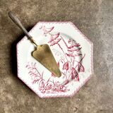 Clay cake plate Clairefontaine, "Indiana" service