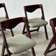 Mid century  italian dining chairs, 1960s