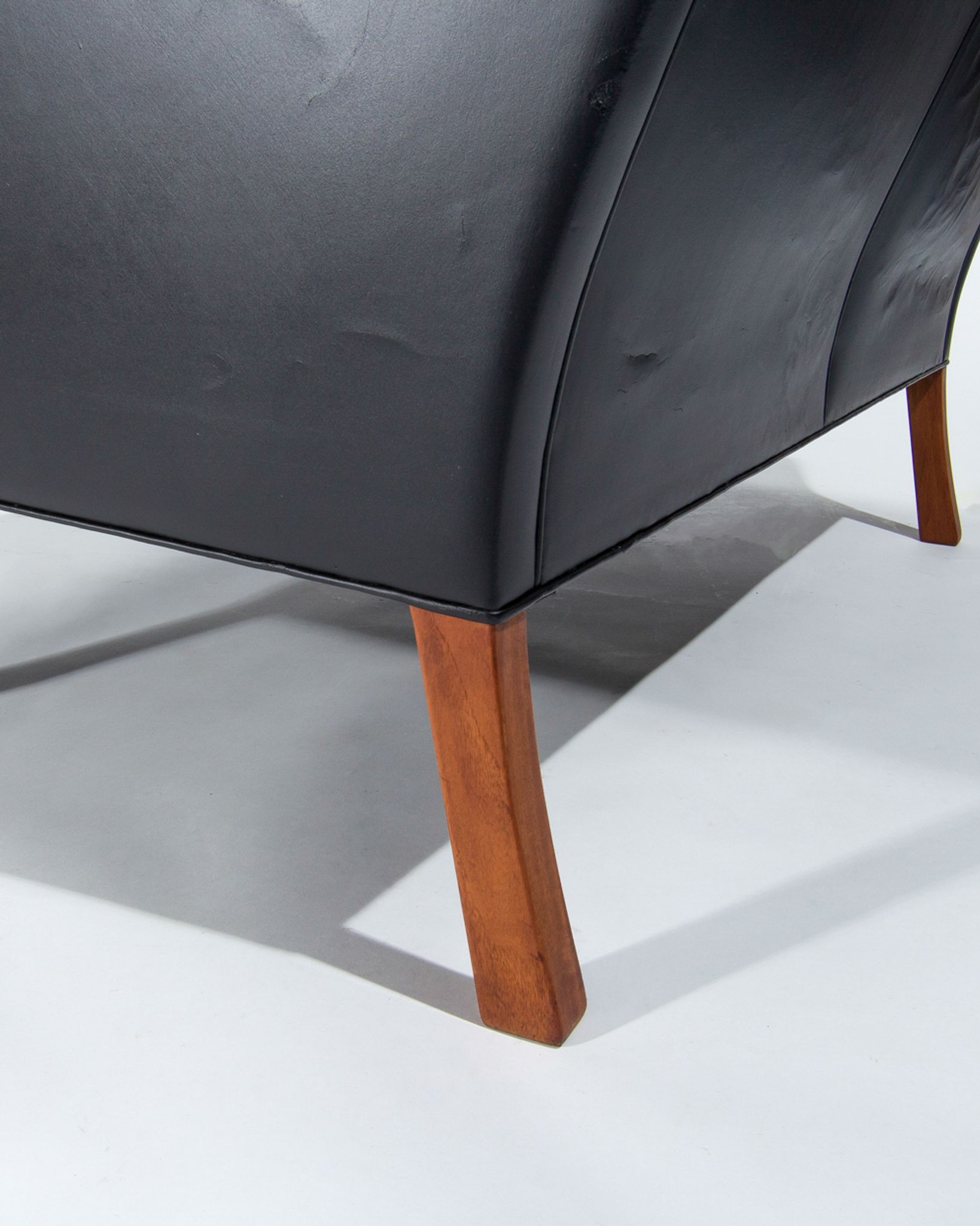 Mid Century Leather Sofa By Borge Mogensen 2208, Danish Design 1960’s