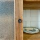 Armoire vitrée en chêne brut (rénovée)