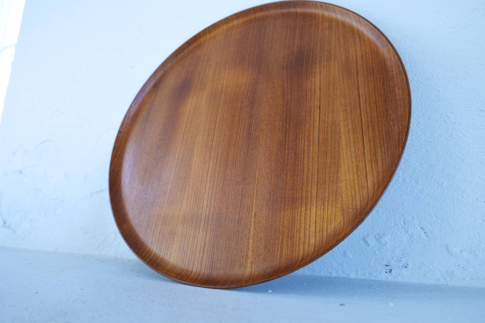 Mid-century modern teak side table/tray Sweden 1960s