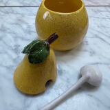 Vintage pear slip pot