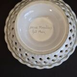 Moustiers earthenware fruit bowl