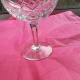 12 Crystal champagne cups cut very beautiful quality