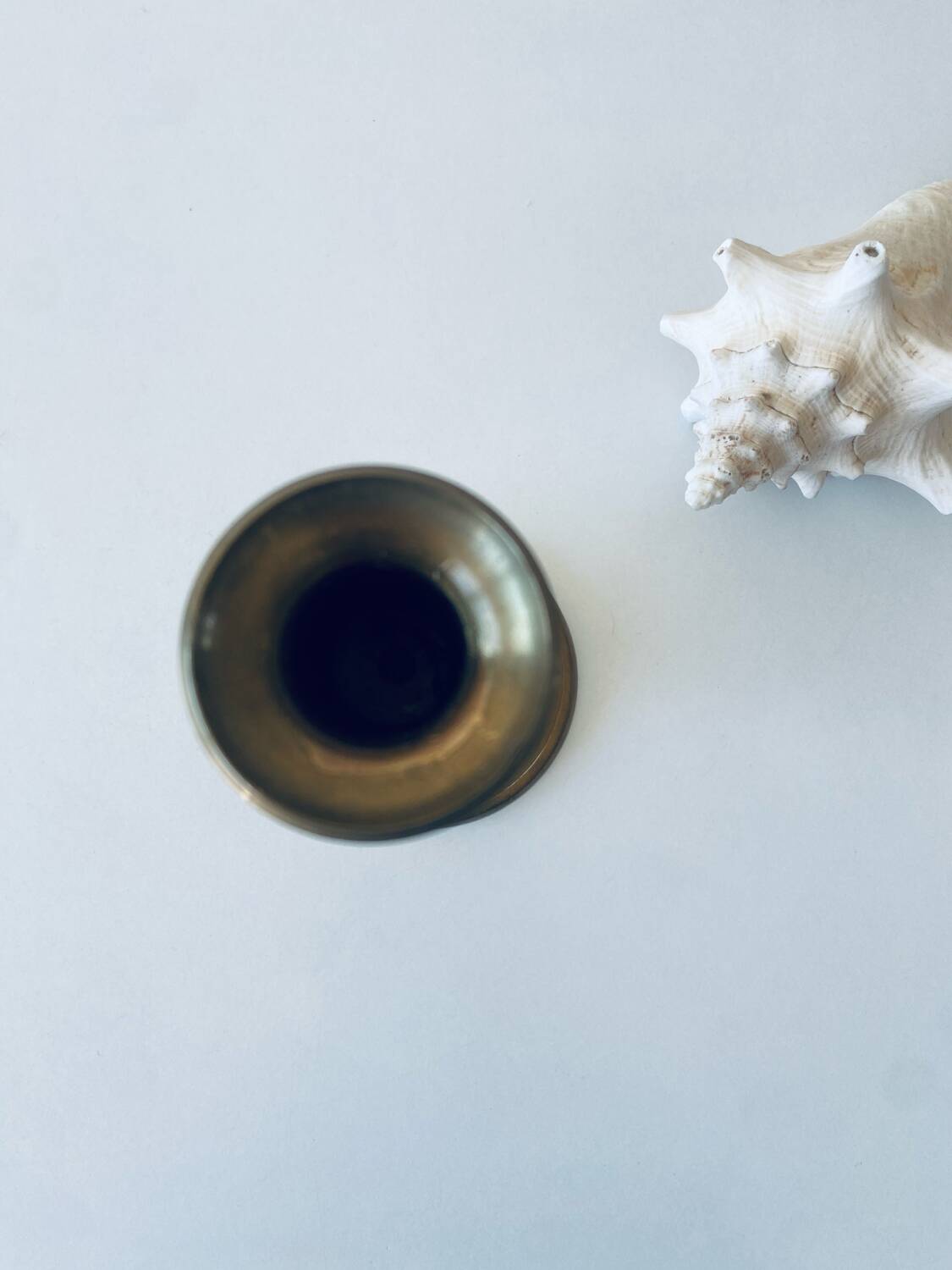 Classic brass candle holder