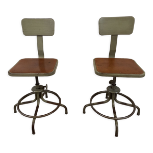 Chaises d'atelier Flambo, lot de