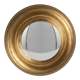 Miroir convexe de 24 cm doré