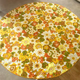 Nappe ronde vintage 1970
