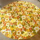 Nappe ronde vintage 1970
