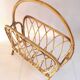 Rattan magazine holder