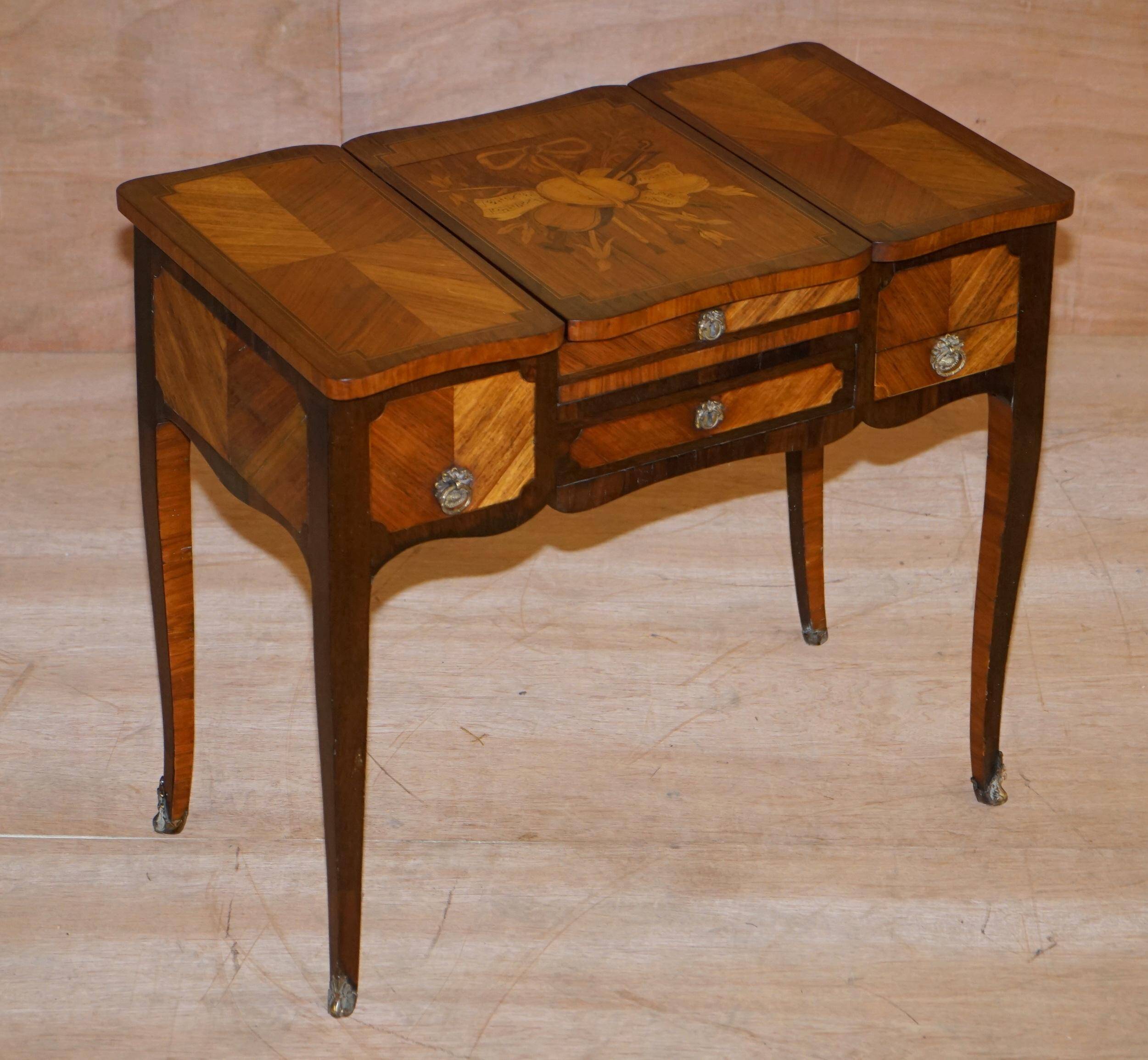 Louis XV Dressing Table Restored 19th Century by Alfred Beurdeley