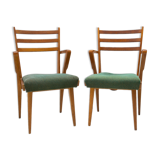 Midcentury bentwood office chairs, Czechoslovakia,1960´s, set of 2