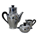 service à café Baumlin Chromé vintage 50's