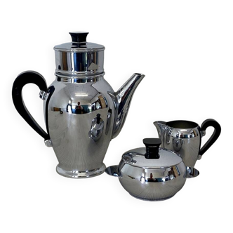 Baumlin Chrome coffee service vintage 50's