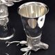 Gucci silver metal cups