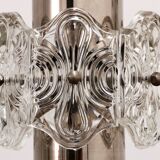 Vintage Chandelier Cascade Hanging Lamp with 5 lamps, 1960