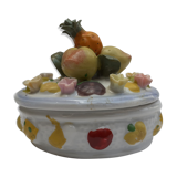 Box of fruit in earthenware