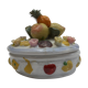 Boite de fruits en faïence