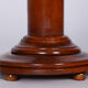 Restored art deco pedestal, beech, walnut, 1920s, czechia