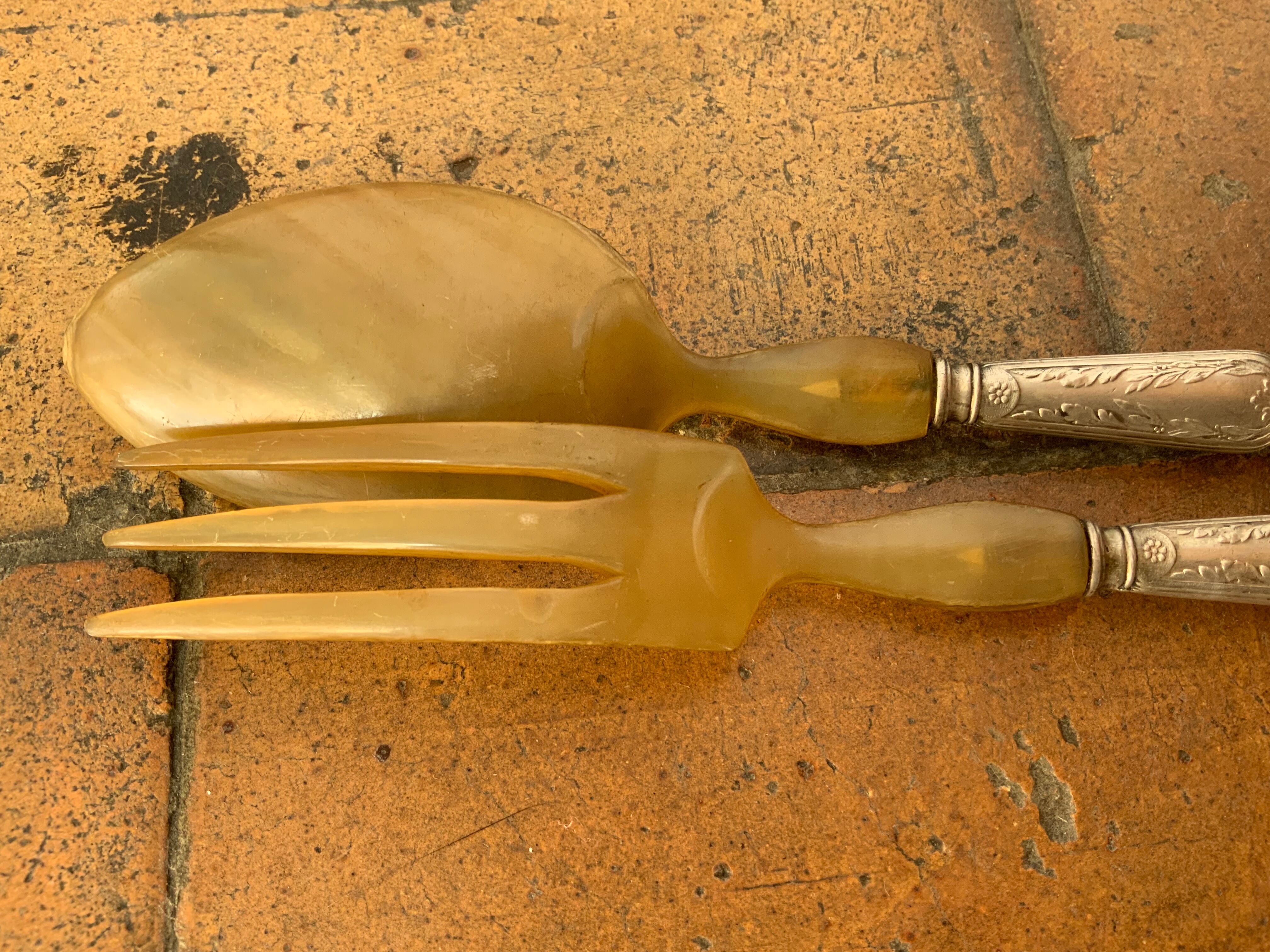 Selency salad cutlery x Monoprix Croisé Laroche