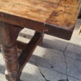 Large oak farmhouse table