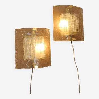 Pair of Murano wall lights