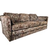 Vintage three-seater folding sofa bed