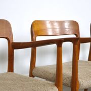 Set Of 4 Model 56 Dining Chairs In Oak By Niels Otto Møller, 1960s