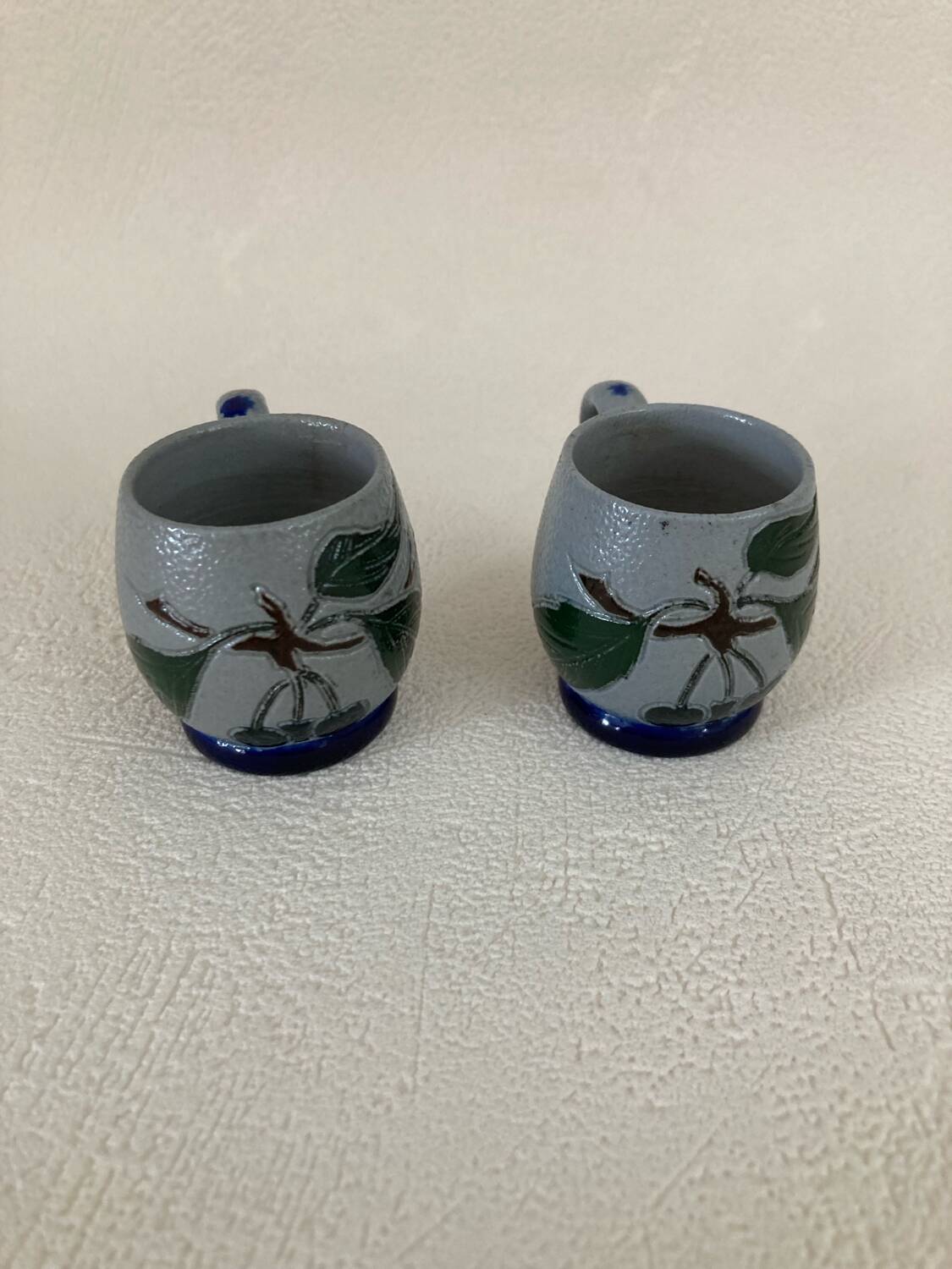 Mini Betschdorf liqueur mugs in Alsace sandstone