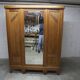 Art Deco oak sculpted wardrobe - Flemish workshop circa 1930