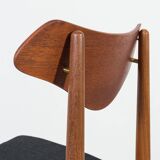 anish Mid-Century Dining Set – Teak Extension Table and 6 Chairs, 1960s