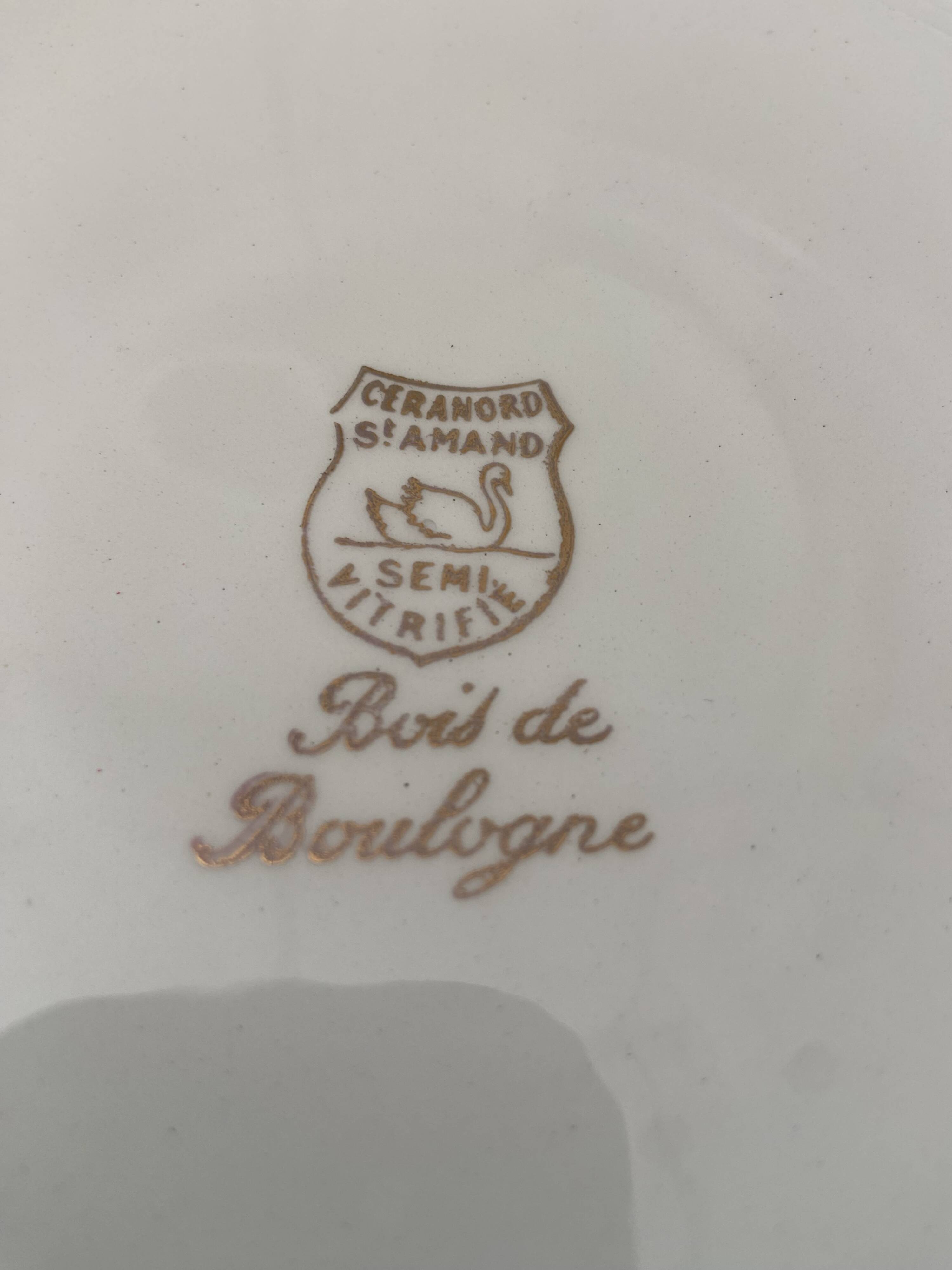 Set of 2 dishes "Bois de Boulogne" St Amand