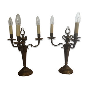 paire de chandeliers