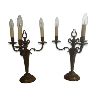 Pair of candlesticks Empire