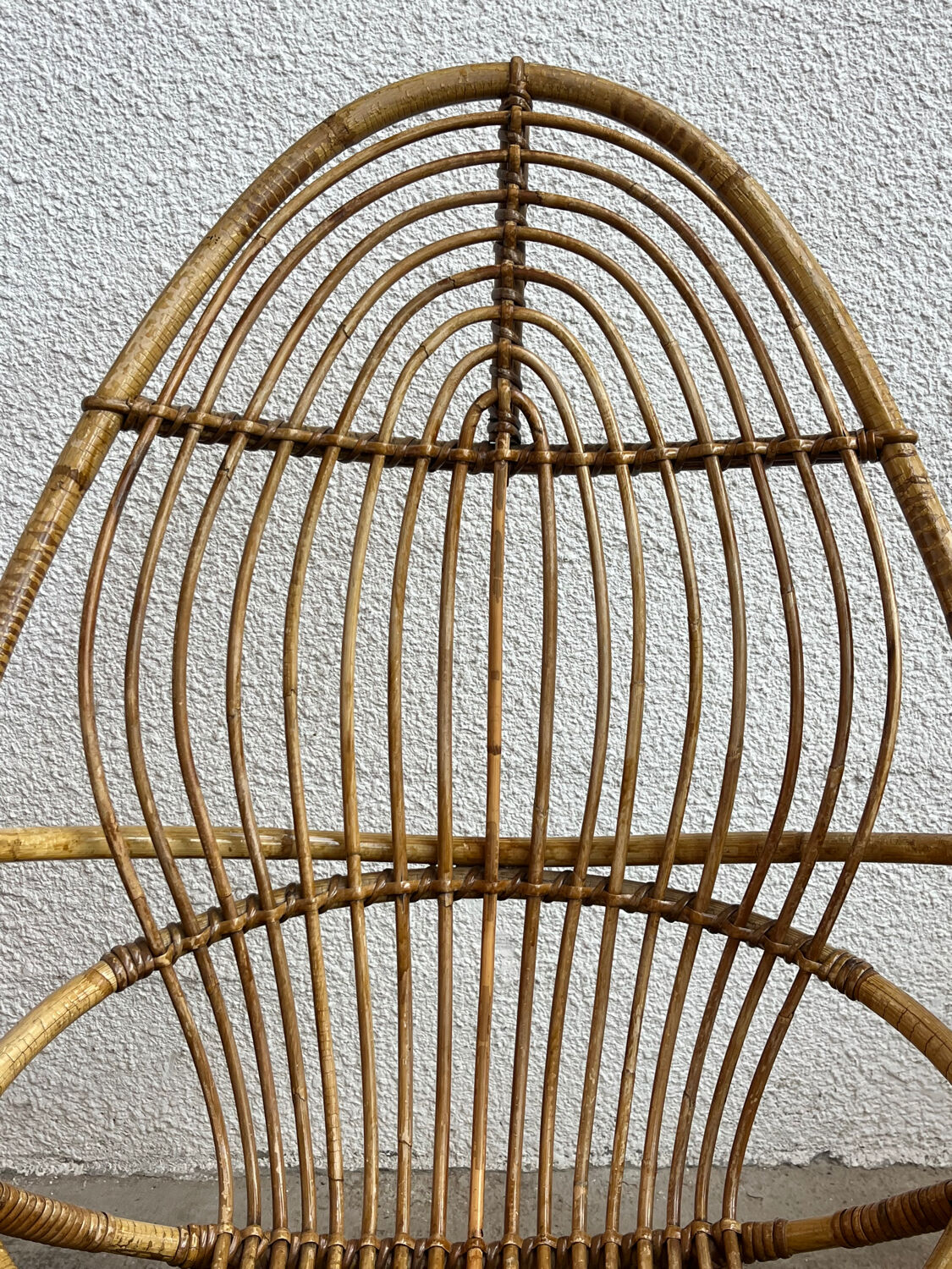 Rattan armchair