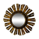 Sun mirror in gilded wood early twentieth century 40cm