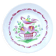 Old decorative plate K & G Lunéville rooster on basket