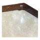 Wooden stool with marble top