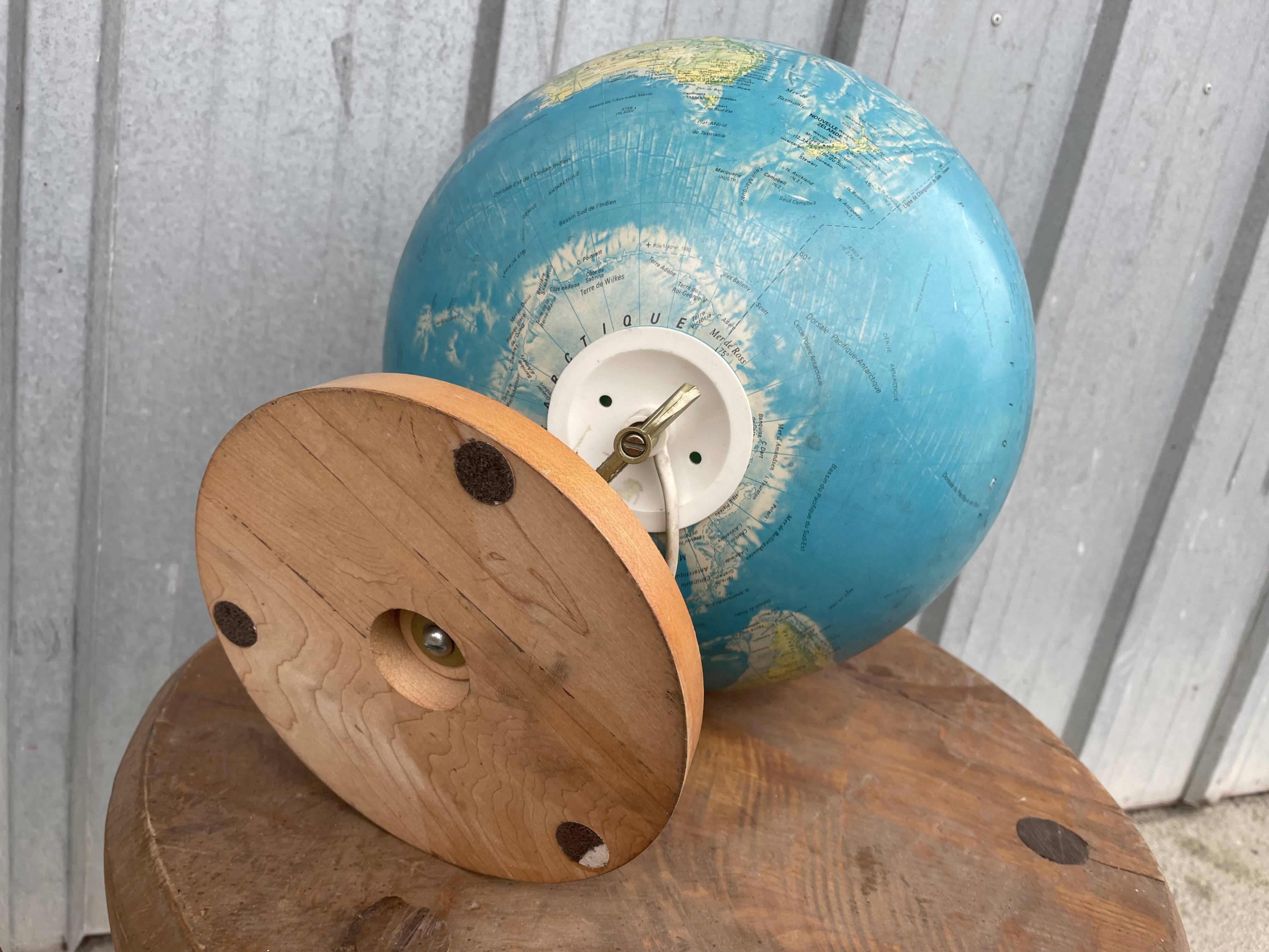Illuminated Earth Globe
